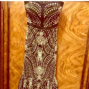 Badgley Mishka size 12 gown.  Worn once